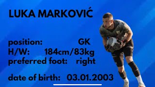 LUKA MARKOVIC  HIGHLIGHTS 2024 [upl. by Buchbinder930]