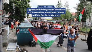 Wieder Intifada Parolen bei einer israelfeindlichen Demonstration in Berlin Wedding [upl. by Ahseen924]