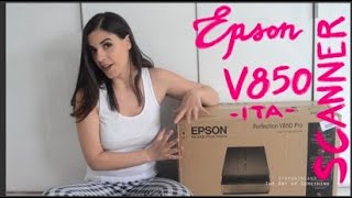 ITA Epson Scanner Perfection V850 Pro Unboxing [upl. by Rosinski]