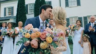 A PrettyinPink Garden Wedding in North Carolina  Martha Stewart Weddings [upl. by Strawn]