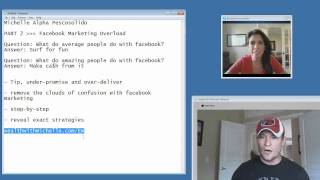 Michelle Pescosolido Facebook Marketing Overload [upl. by Bekah687]