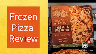 FROZEN PIZZA REVIEW Vito amp Nicks II quotCracker Thin Crust SAUSAGE amp MUSHROOM [upl. by Winters]