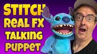 WOW Stuff Real FX Disney Stitch Plush from Lilo amp Stitch 18quot Animatronic Plush Puppet Unboxing [upl. by Yeleek37]