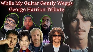 While My Guitar Gently Weeps  Reaction Prince Jeff Lynne Tom Petty Steve Winwood Allstars [upl. by Sperling]