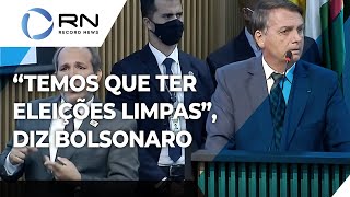 Bolsonaro volta a falar sobre voto impresso em 2022 [upl. by Ajin220]