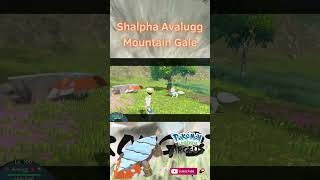 Shiny Alpha Hisuian Avalugg Signature Move Mountain Gale in Pokemon Legends Arceus [upl. by Leunad]