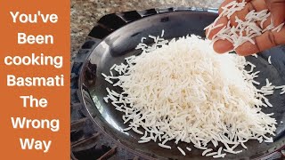 A Perfect Non Stick Basmati Rice  How to [upl. by Egamlat]