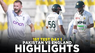 Full Highlights  Pakistan vs England  1st Test Day 1 2024  PCB  M3G1K [upl. by Noied]