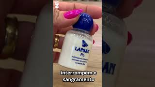 Pó hemostático Adstringente Lapsan 20g  Lojas Belezeira [upl. by Suissac]