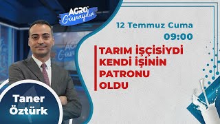 CANLI AGRO TV İle GÜNAYDIN  TARIM İŞÇİSİYDİ KENDİ İŞİNİN PATRONU OLDU [upl. by Sibby206]