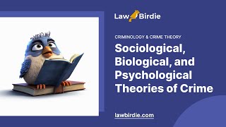 Sociological Biological and Psychological Theories of Crime  Essay Example [upl. by Annahsad]