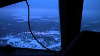 Cockpit Transavia B737800 landing op Rovaniemi Finland [upl. by Legra]