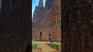 Lichfield Cathedral is Absolutely Amazingshorts fyp cathedral uk england [upl. by Laumas975]