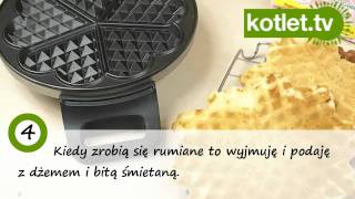 Cytrynowe gofry z cynamonem  KOTLETTV [upl. by Yeldua]