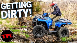 Our OffRoad Course IS A MESS Will This 2024 Polaris Sportsman 570 Trail Get Stuck [upl. by Willtrude]