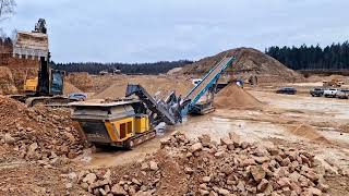 Powerscreen CT80 amp Rubble Master RM100GO working in Latvia [upl. by Sisson]