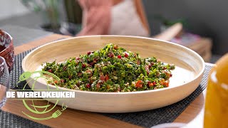 Feestelijke tabouleh  De Wereldkeuken [upl. by Isidoro]