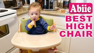 Abiie Beyond Junior Wooden High Chair Review [upl. by Beatrix]