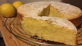 Moist Lemon Cake Easy Recipe ENG  Quick and easy [upl. by Yenterb218]