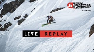 LIVE WEBCAST  Freeride Junior World Championship Kappl 2019 by Dynastar [upl. by Akineg441]