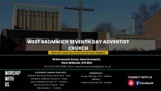 WEST BROMWICH SDA CHURCH SERVICE  LIVE STREAMING [upl. by Sadie696]