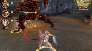 Dragon Age Origins Awakening  Baroness Fight Glitch [upl. by Arimay]