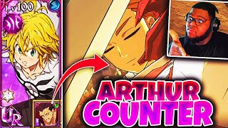 DOES MONSPEET LINK COUNTER CHAOS ARTHUR DK MELIODAS VS CHAOS ARTHUR 7DSGC [upl. by Farlie788]