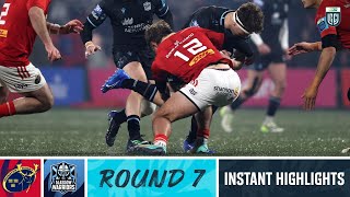 Munster v Glasgow Warriors  Instant Highlights  Round 7  URC 202324 [upl. by Rotce]