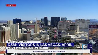 35 million people visited Las Vegas in April including 500000 conventiongoers [upl. by Ilyk]