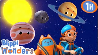 Blippi Meets TALKING PLANETS  Blippi Wonders  Educational Cartoons for Kids [upl. by Noman]