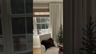 Comfortable bamboo shade in bedroomcurtains homedecor home diy interiordesign [upl. by Harobed]