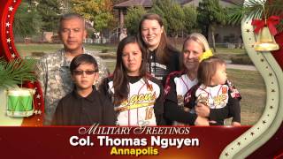 Holiday Greetings from Col Thomas Nguyen [upl. by Atiuqrahs461]