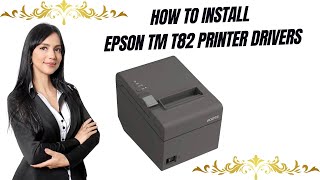 How To Install Epson TM T82 Thermal Printer  Setup  Installation  BMTechnologyChannel [upl. by Nylednarb]