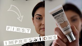 Premières impressions ❤ AFFINITONE de Maybelline Dupe [upl. by Ahtiek]