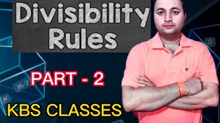 DIVISIBILITY RULE PART 2 11 to 20 [upl. by Atilef]