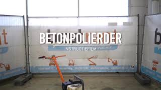 Instructiefilm Betonpolierder [upl. by Elleyoj]