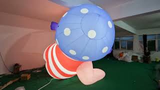 New Customized 6m Length Inflatables Girl [upl. by Nimra]