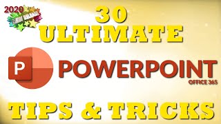 30 Ultimate PowerPoint Tips and Tricks for 2020 [upl. by Neillij569]