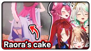 Raora got Cecilia a cake the cake 【Hololive EN】 [upl. by Sibelle]