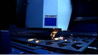 TRUMPF TruLaser 1030 fiber cutting examples [upl. by Albin]