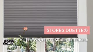 Stores Duette® Luxaflex® TopDownBottomUp avec LiteRise® [upl. by Acina]