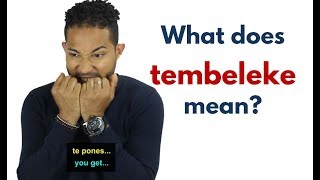 Dominican Spanish Lesson  What does TEMBELEKE mean [upl. by Adnopoz744]