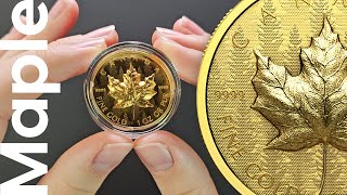 1 oz 2024 Ultra High Relief Maple Leaf Gold Coin  Royal Canadian Mint [upl. by Enirrok42]