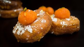 Motichoor Donuts Recipe Motichur Laddo filled Doughnuts  FusionDiwali [upl. by Indys562]