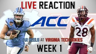 UNC vs Virginia Tech Live Streaming Scoreboard PlayByPlay Highlights amp Updates [upl. by Eilram]