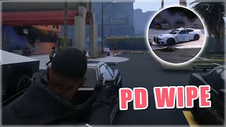 Mandem Wipe PD in a Quick Shootout  Mandem NoPixel GTA RP [upl. by Johathan]