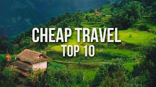 10 INSANELY CHEAP Destinations in 2025  Budget Travel Guide [upl. by Immat407]