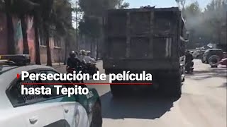 IMPACTANTE  Una persecución en tiempo real en calles de la CDMX [upl. by Ellevehc563]