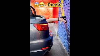 Parking skills 😱 funny car funnyvideo skills epic epicpartner couple couplegoals park [upl. by Ettennal]