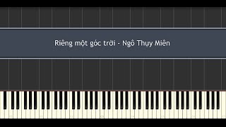 Riêng một góc trời  Ngô Thụy Miên Piano Tutorial [upl. by Ahtrim]